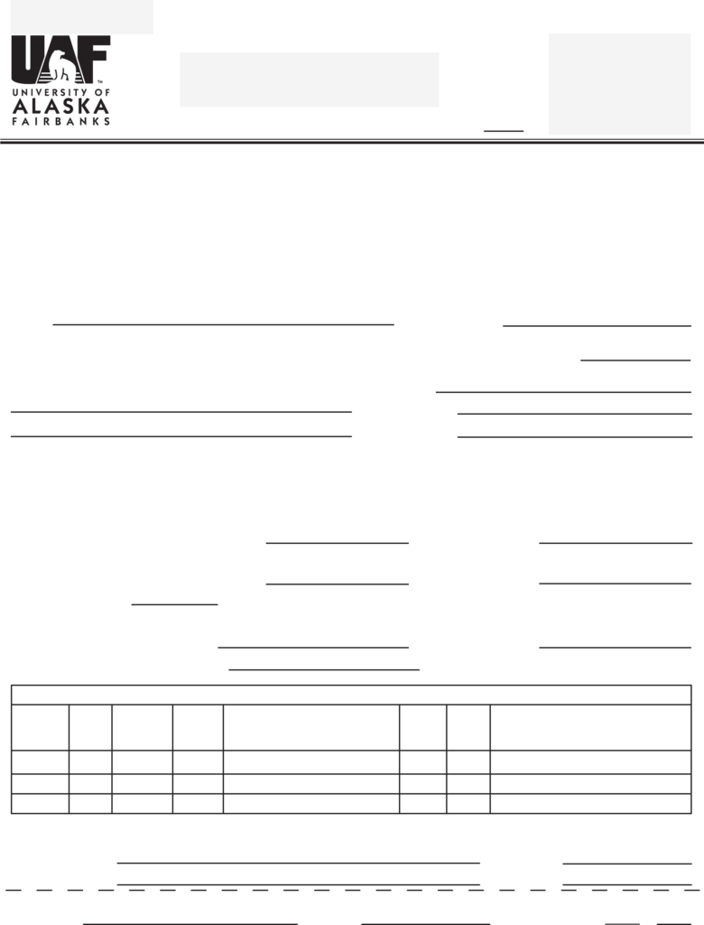 Uaf High School Enrollment Form