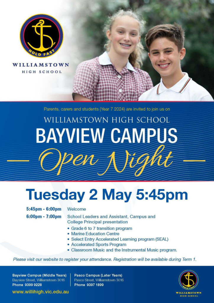 Williamstown High School Enrolment Form